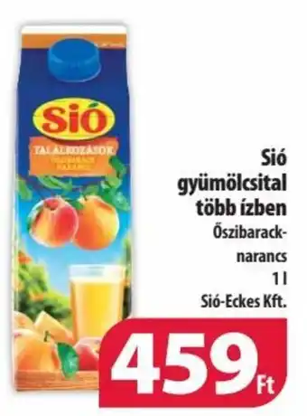 Coop Sió gyümölcsital több ízben 1l ajánlat