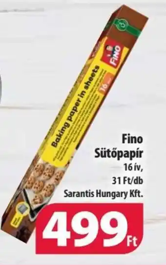 Fino Sütőpapír