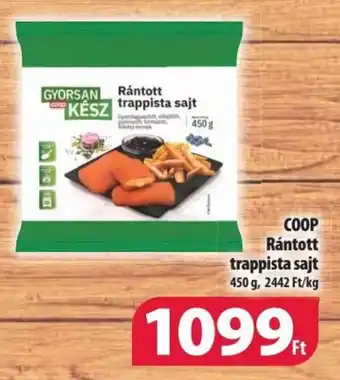 Coop СООР Rántott trappista sajt 450 g ajánlat