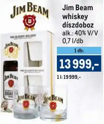Metro Jim Beam whiskey díszdoboz 0,7l ajánlat