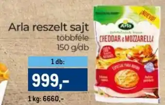 Metro Arla reszelt sajt 150g ajánlat