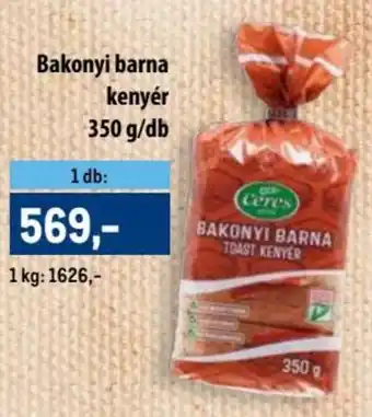 Bakonyi barna kenyér 350 g