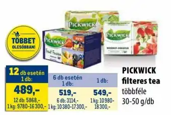 PICKWICK filteres tea 50g