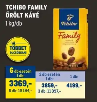 TCHIBO FAMILY ŐRÖLT KÁVÉ 1kg