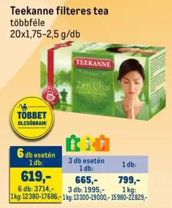 Teekanne filteres tea 20x,2,5g