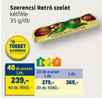 Metro Szerencsi Retró szelet 35g ajánlat