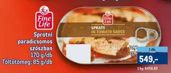 Sprotni paradicsomos szószban 170g