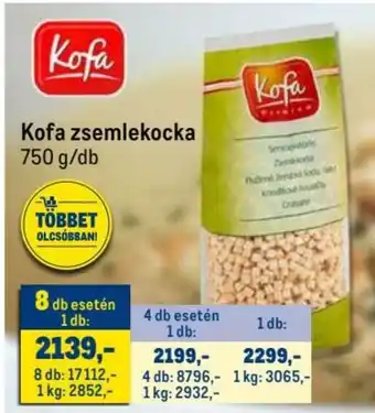 Metro Kofa zsemlekocka 750 g ajánlat