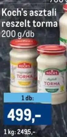 Koch s asztali reszelt torma 200 g