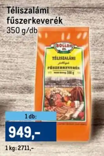 Metro Téliszalámi fűszerkeverék 350 g ajánlat