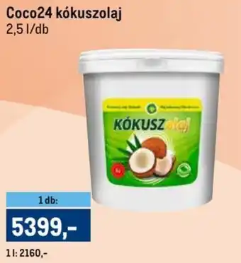 Metro Coco24 kókuszolaj 2,5l ajánlat