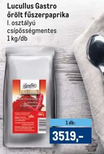 Metro Lucullus Gastro őrölt fűszerpaprika 1kg ajánlat