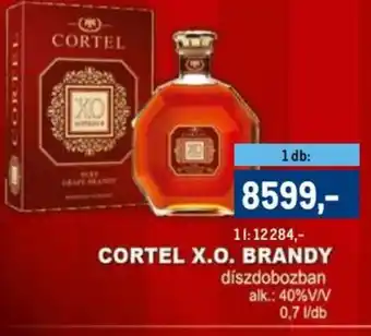 CORTEL X O BRANDY 0,7l