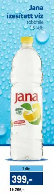 Metro Jana ízesített víz 1,5l ajánlat