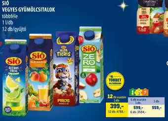 Metro SIÓ VEGYES GYÜMÖLCSITALOK 1l ajánlat