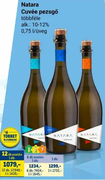 Natara Cuvée pezsgő 0,75l