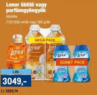 Lenor öblítő vagy parfümgyöngyök 1850ml