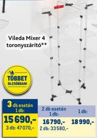 Metro Vileda Mixer 4 toronyszárító ajánlat