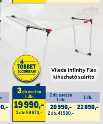 Metro Vileda Infinity Flex kihúzható szárító ajánlat