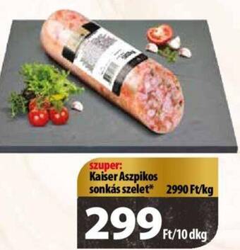Coop Kaiser Aszpikos sonkás szelet 10dkg ajánlat