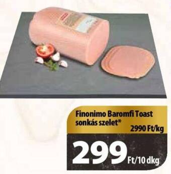 Coop Finonimo Baromfi Toast sonkás szelet 10dkg ajánlat