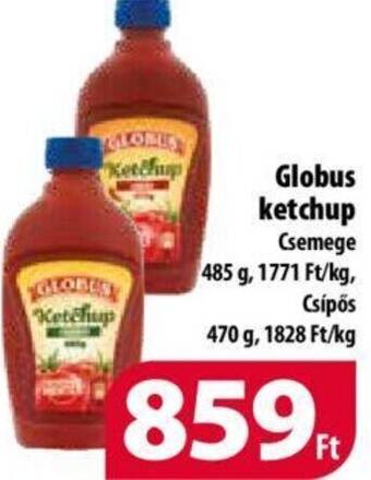 Coop Globus ketchup 485g ajánlat