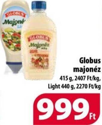 Coop Globus majonéz 440g ajánlat