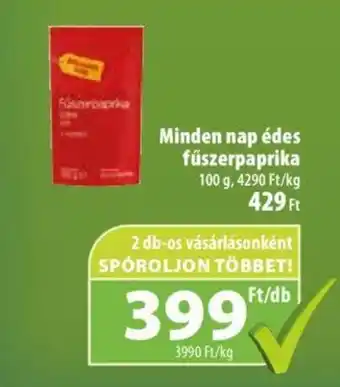 Minden nap édes fűszerpaprika 100 g