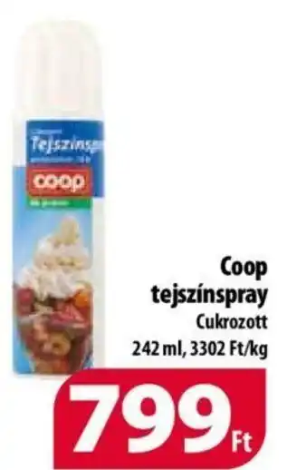 Coop Coop tejszínspray 242ml ajánlat
