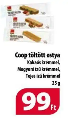 Coop Coop töltött ostya 25g ajánlat
