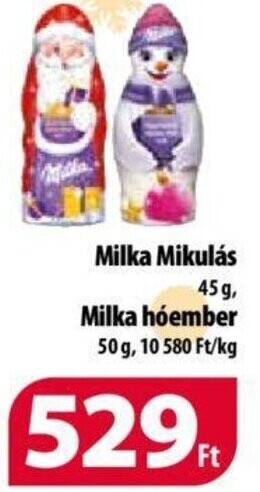 Coop Milka Mikulás 45g ajánlat