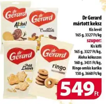 Coop Dr Gerard mártott keksz 165g ajánlat