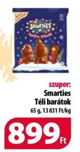 Coop Smarties Téli barátok 65 g ajánlat