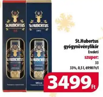 Coop St Hubertus gyógynövénylikőr 0,5l ajánlat