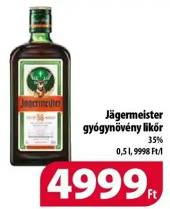 Jägermeister gyógynövény likőr 0,5l