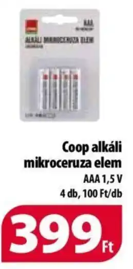 Coop alkáli mikroceruza elem