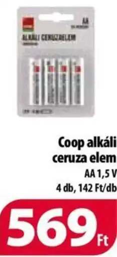 Coop alkáli ceruza elem