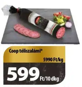 Coop téliszalámi 10dkg