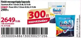 Finish mosogatógép kapszula