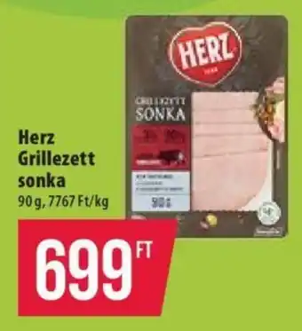 Coop Herz Grillezett sonka 90 g ajánlat