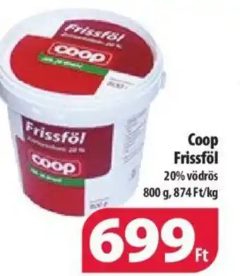 Coop Coop Frissföl 800g ajánlat
