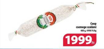 Coop Coop csemege szalámi 400 g ajánlat
