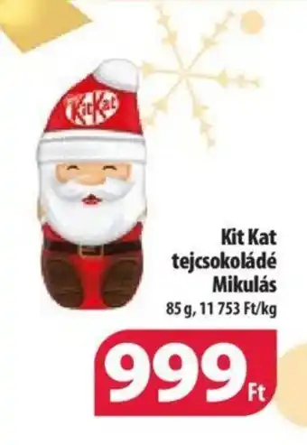 Coop Kit Kat tejcsokoládé Mikulás 85 g ajánlat