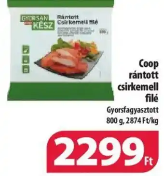 Coop rántott csirkemell filé 800 g