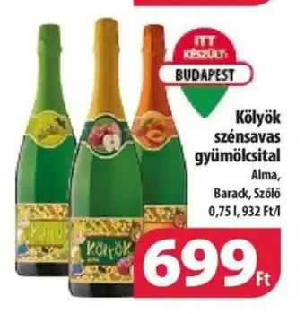 Coop Kölyök szénsavas gyümölcsital 0,75l ajánlat