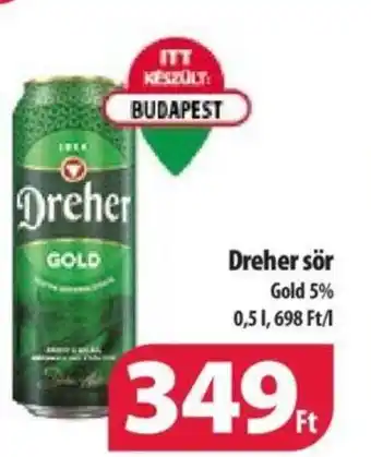 Dreher sör 0,5l