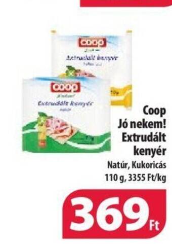 Coop Coop Jó nekem! Extrudált kenyér 110g ajánlat