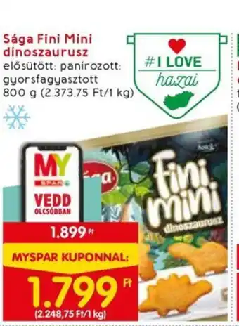 Spar Sága Fini Mini dinoszaurusz 800g ajánlat