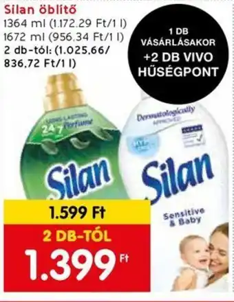 Spar Silan öblítő 1672ml ajánlat