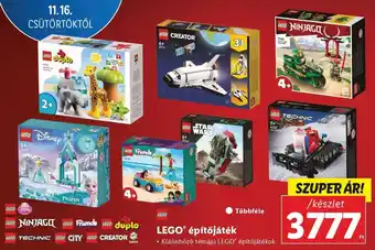Lidl LEGO építőjáték 1 készlet ajánlat